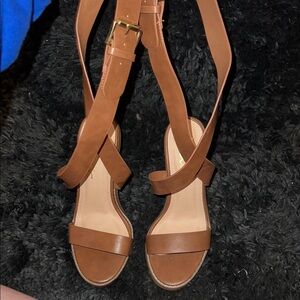 Lulu's Brown Strappy Heels